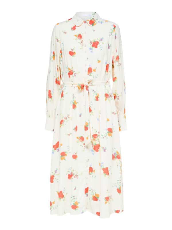 slfWalda LS AOP Midi Dress Noos
