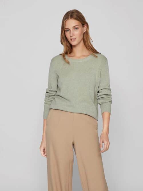 viRil L/S O-Neck Knit Top Noos