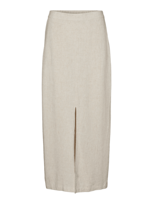 vmVera HW Ankle Linen Skirt