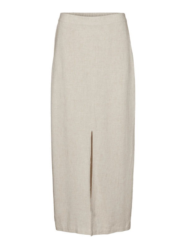 vmVera HW Ankle Linen Skirt