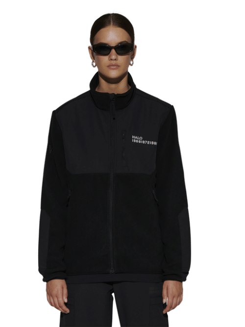 Halo Blocked Zip Fleece