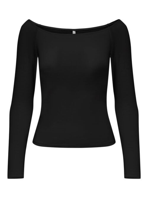 onlGlamour L/S Boat Neck Top Jrs