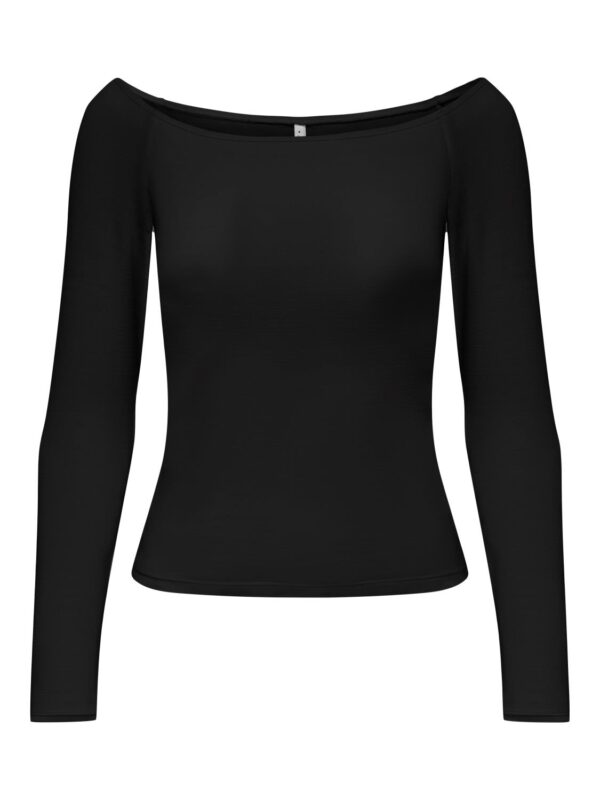onlGlamour L/S Boat Neck Top Jrs