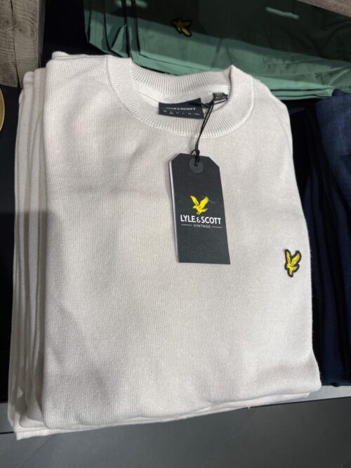 Cotton Crew Neck Jumper Cove