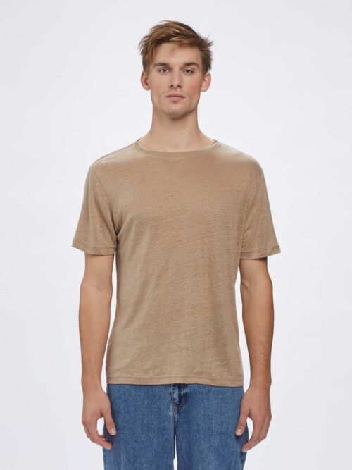 Duke Linen SS Tee Coriander