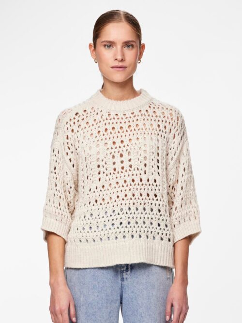 pcMasha 3/4 O-Neck Knit