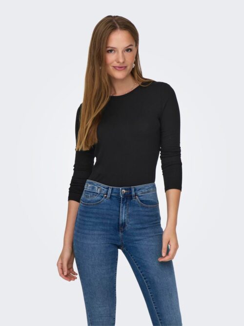 jdySuma Woolblend L/S ONeck Top Jrs Noos