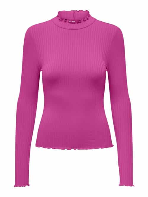 jdyFransiska Life L/S Hi-Neck Top Jrs Noos
