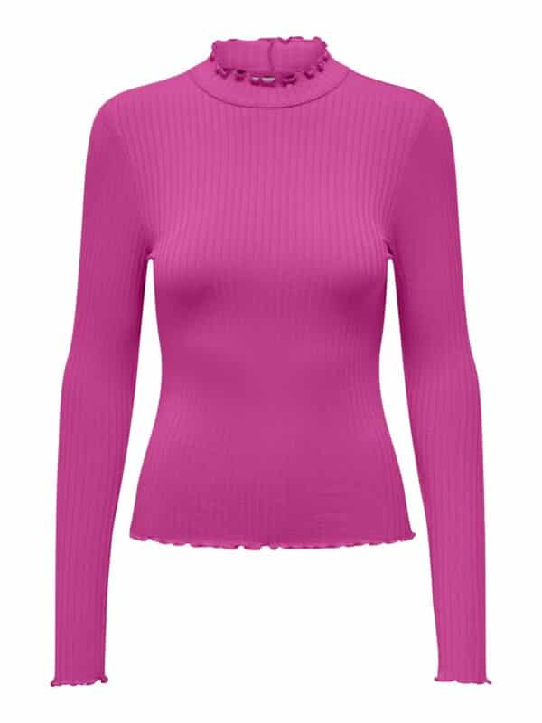 jdyFransiska Life L/S Hi-Neck Top Jrs Noos