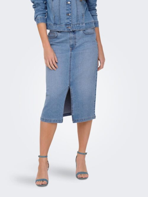 jdyMoon HW Midi Slit Skirt Dnm