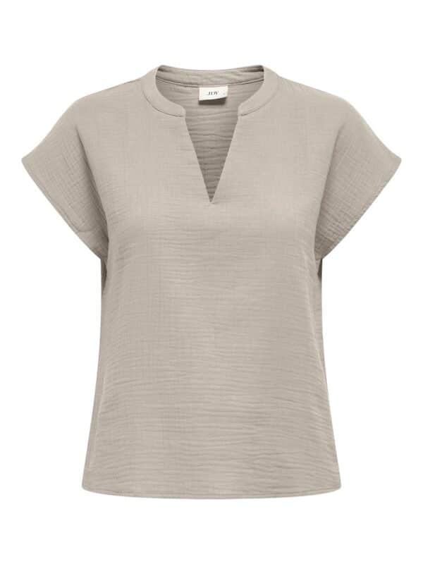 jdyTheis Life S/S Top Wvn Silver Lining