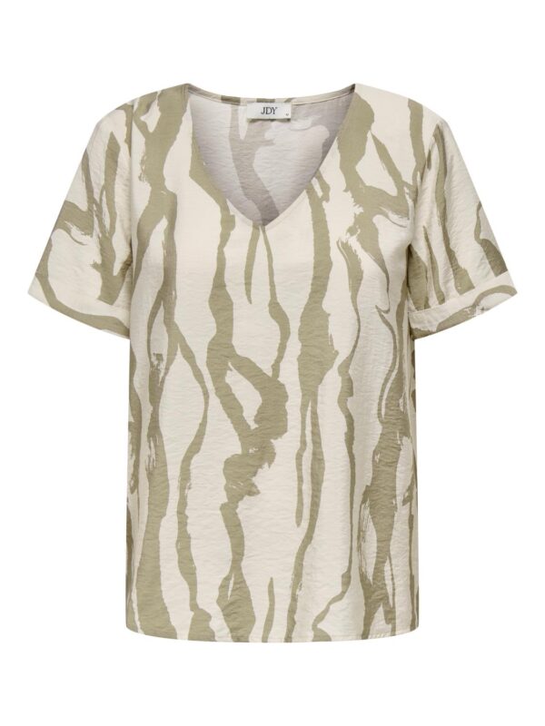 jdyCamille S/S V-Neck Top Wvn