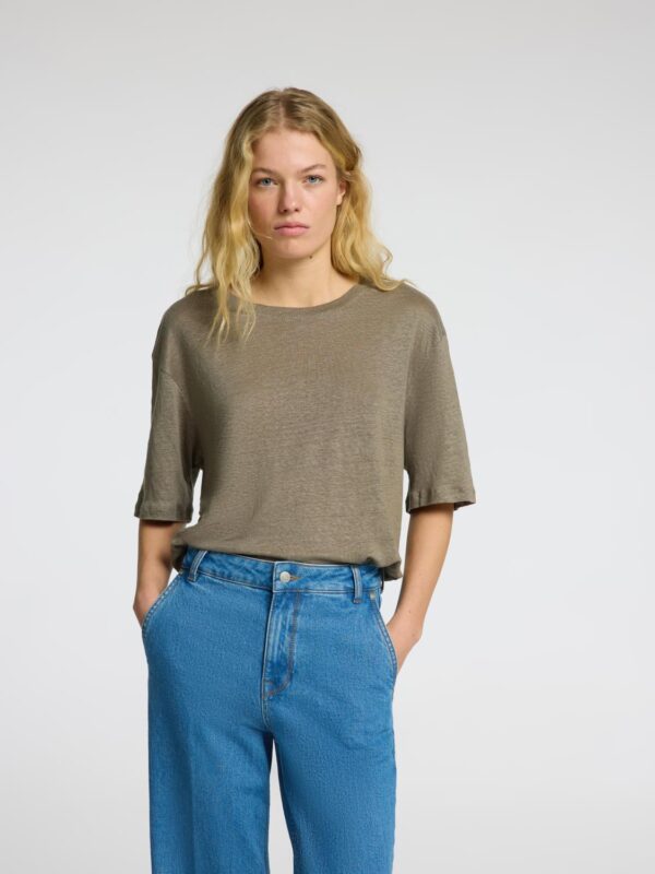 slfVilja Linen SS Tee