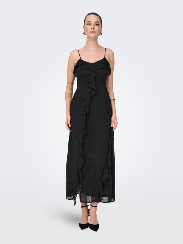 jdyBelle S/L Frill Maxi Dress Wvn