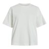 viMonie Flower Emb S/S O-Neck White Flowers