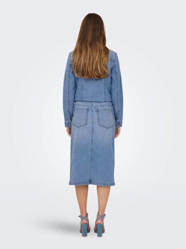 jdyMoon HW Midi Slit Skirt Dnm - Bilde 2