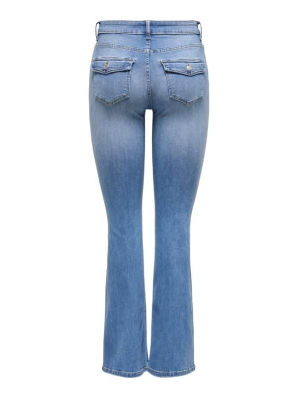onlBlush MW Back Pocket Flared TAI222 Dnm Noos - Bilde 4