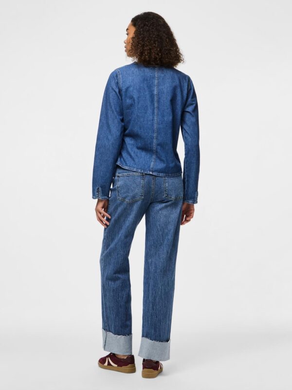 pcTabi LS Denim Wrap Shirt - Bilde 3