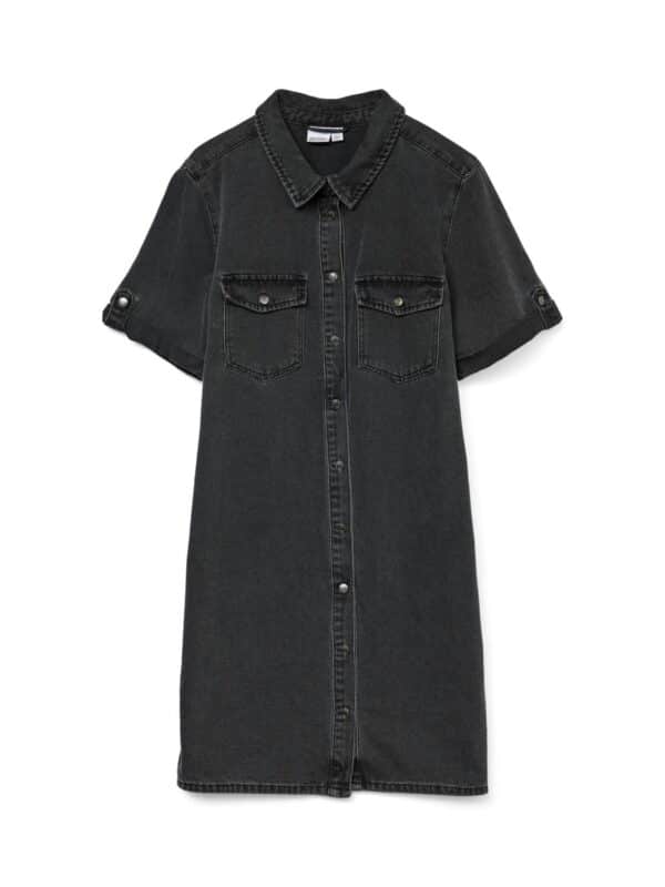 vmJennie SS Short Denim Dress Noos - Bilde 2