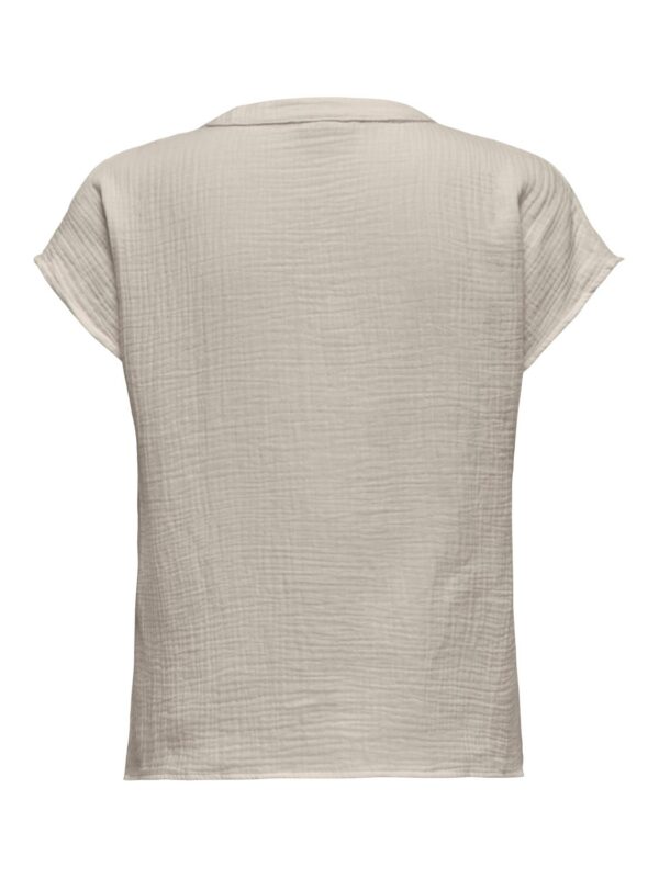 jdyTheis Life S/S Top Wvn Silver Lining - Bilde 2