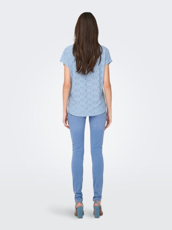 onlSmilla S/S Top Jrs Noos Soft Chambray - Bilde 3