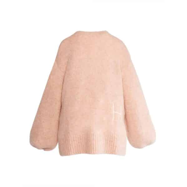Sofie V-Neck Sweater Rose Smoke - Bilde 5