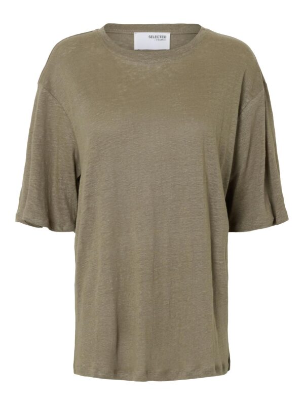 slfVilja Linen SS Tee - Bilde 2