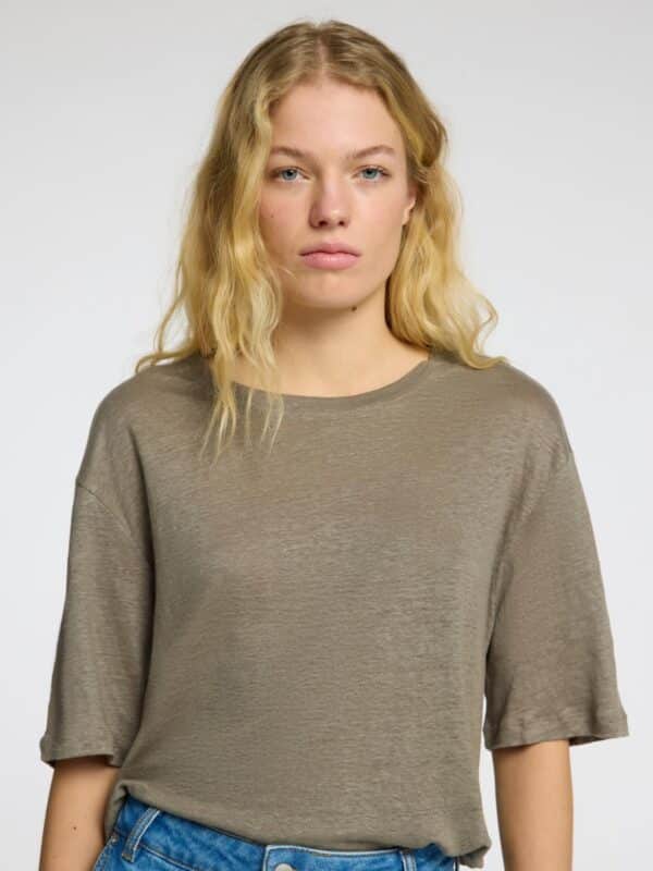 slfVilja Linen SS Tee - Bilde 4