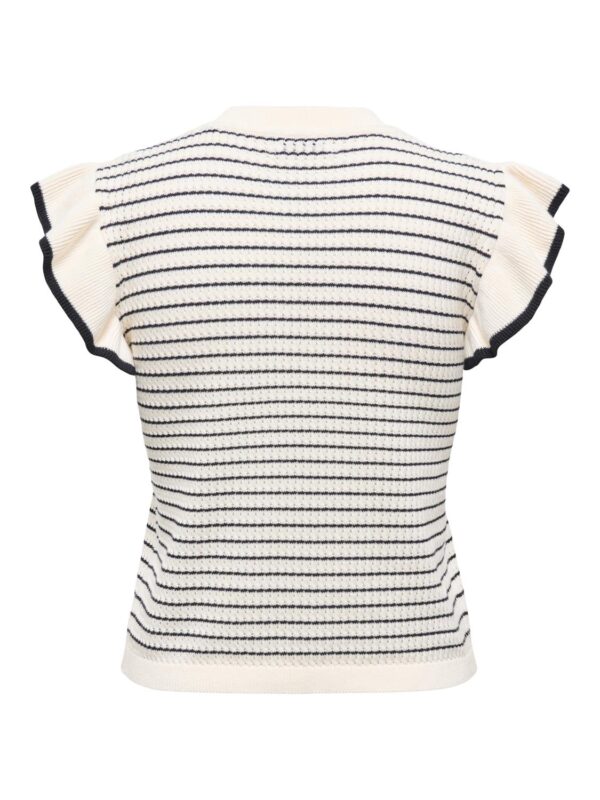 jdyCarice S/L Frill Pullover Knt Noos - Bilde 2