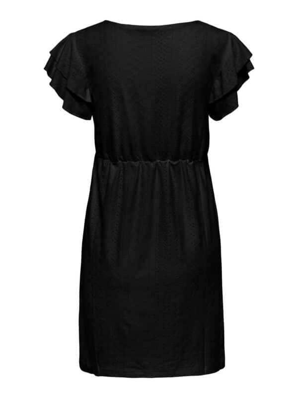 jdyCathinka S/S V-Neck Dress Jrs Black - Bilde 2