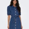 onlVibbe SS Belt Dnm Dress MBD Noos