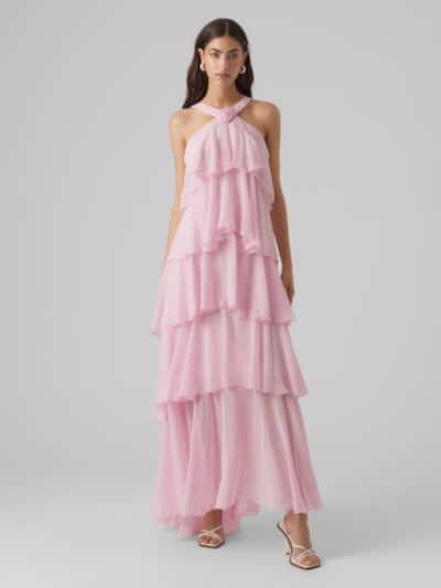 vmFelicia SL Ruffle Maxi Dress