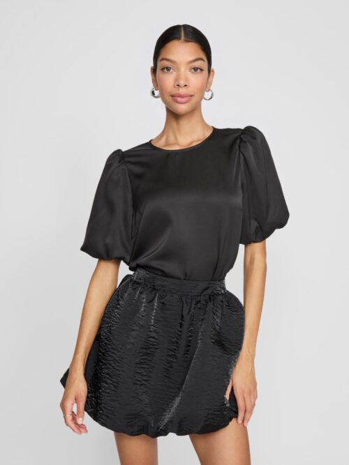 viEllette 2/4 Puff Top Noos Black