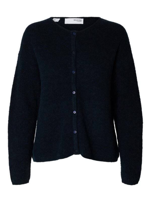 slfSia Ras LS Knit O-Neck Cardigan