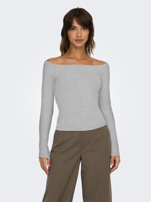 onlGlamour L/S Boat Neck Top Jrs