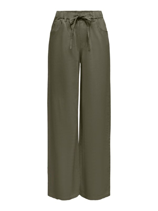 onlSilla MW Pull-Up Wide Pant Kalamata