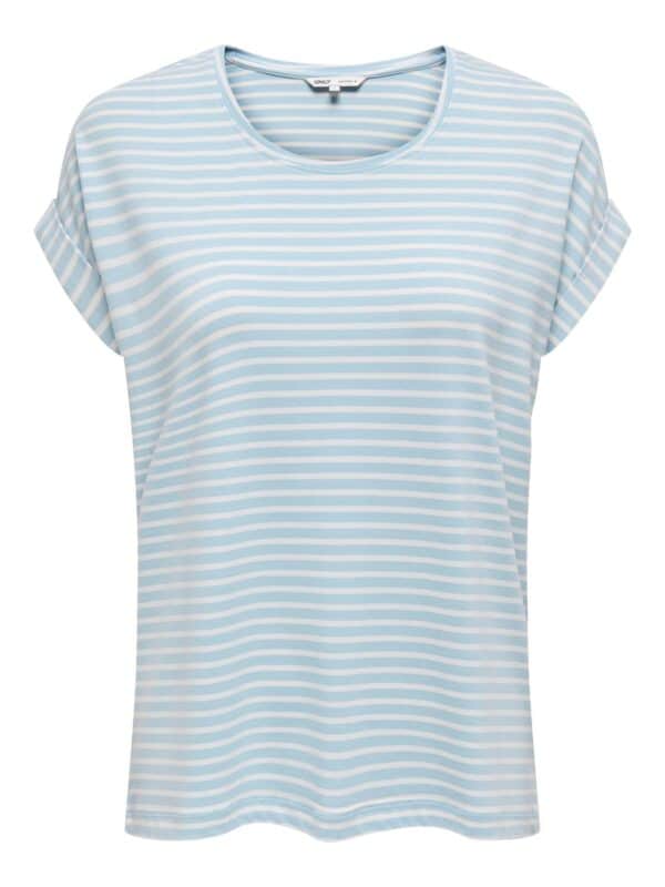onlMoster Stripe S/S O-Neck Top Jrs Noos Clear Sky