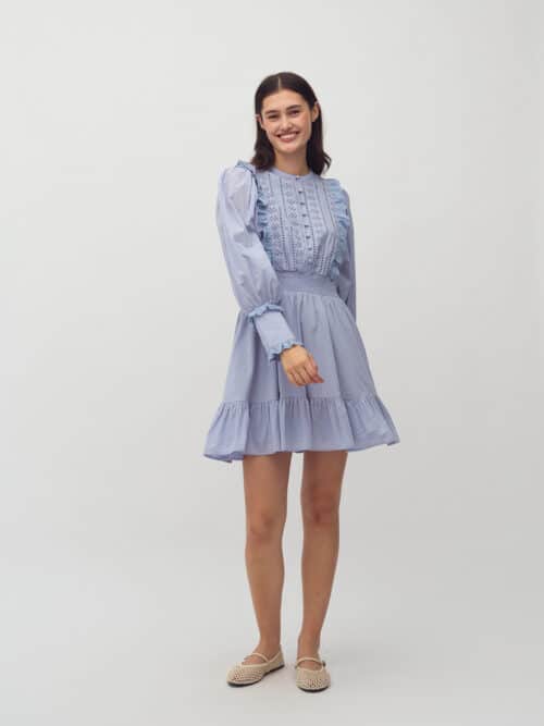 Merrlita Phernila-M Dress Steel Blue