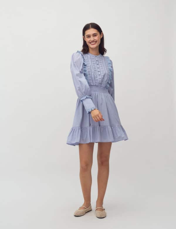 Merrlita Phernila-M Dress Steel Blue