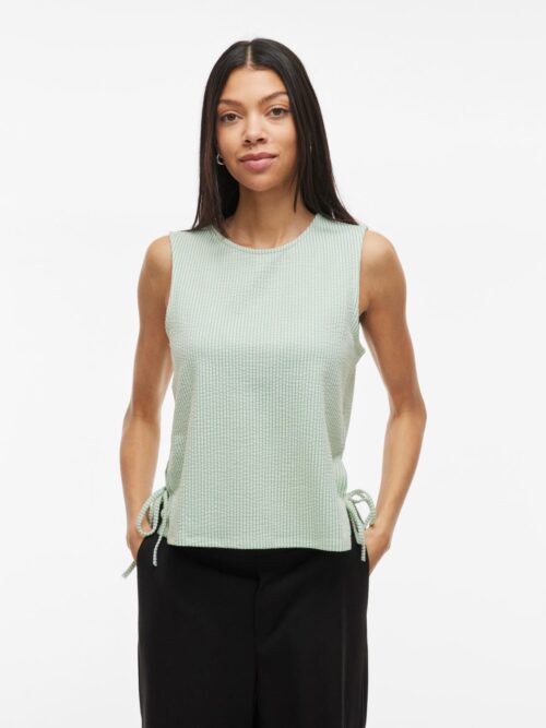 viStriplo Tie S/L Top Silt Green