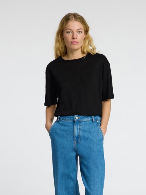 slfVilja Linen SS Tee