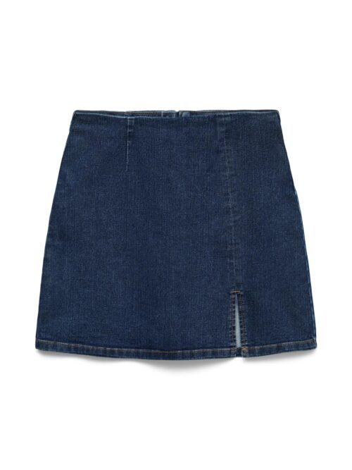 vmNelly HR Short Skirt Dnm Noos Dark Blue Denim