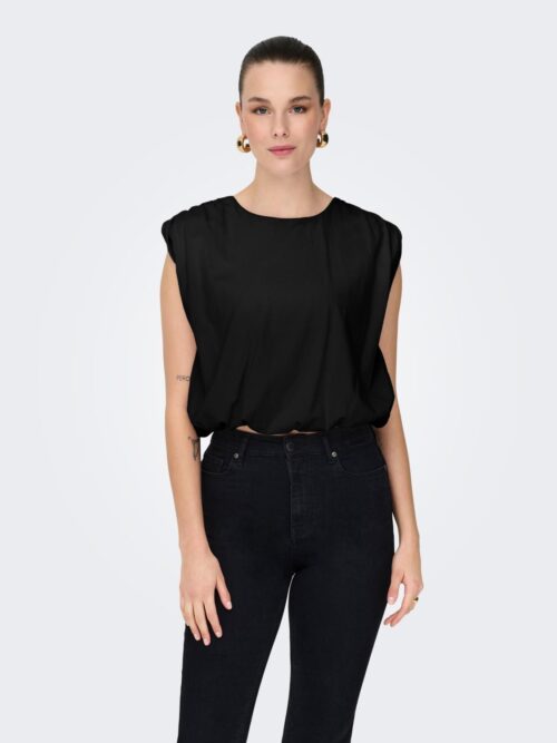 jdyMara S/L Bubble Top Jrs Black