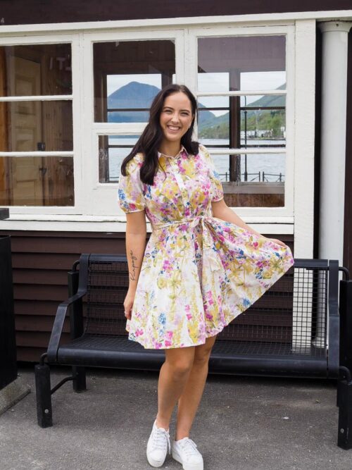 vmDicthe 2/4 Short Volume Dress Wvn