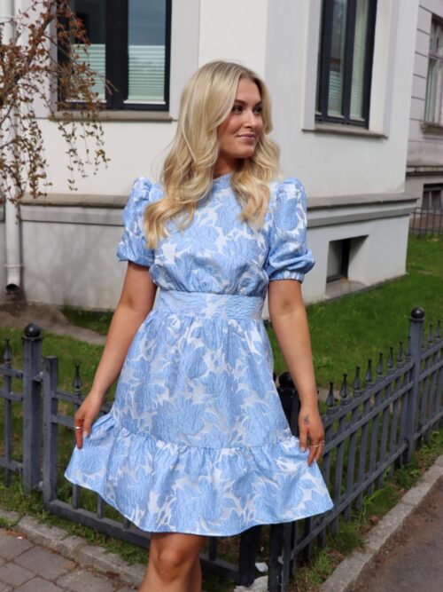 vmSulle SS Short Dress Wvn Dutch Canal