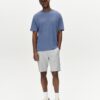 Duke Linen Logo SS Blue Horizon