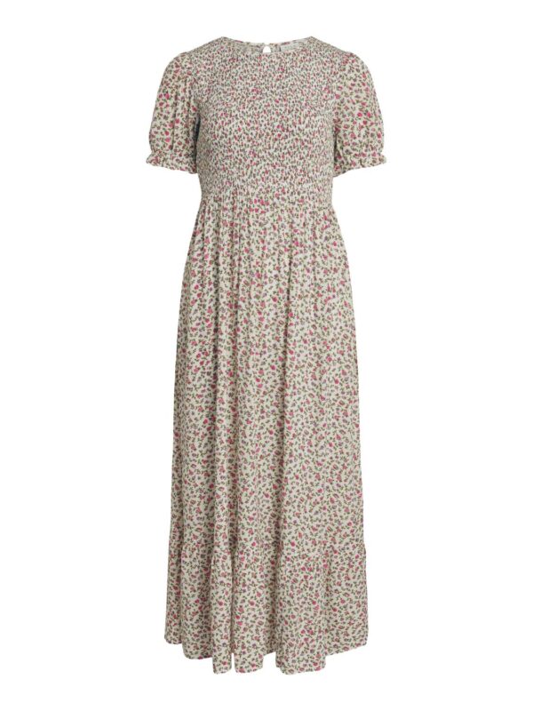 viGreis S/S Ankle Dress Sangria Sunset