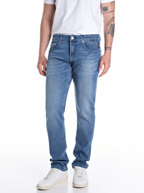Grover Straight Jeans Medium Blue