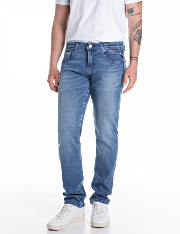 Grover Straight Fit Power Stretch Denim Jeans