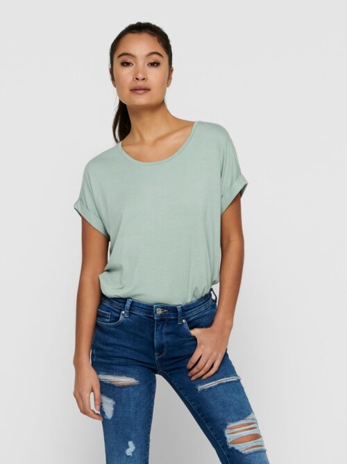 onlMoster S/S O-Neck Top Noos Jrs Jadeite